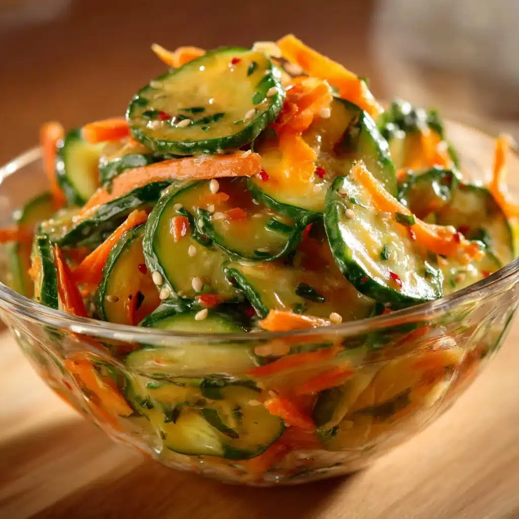 Creamy Asian Cucumber Salad Bowl Recipe