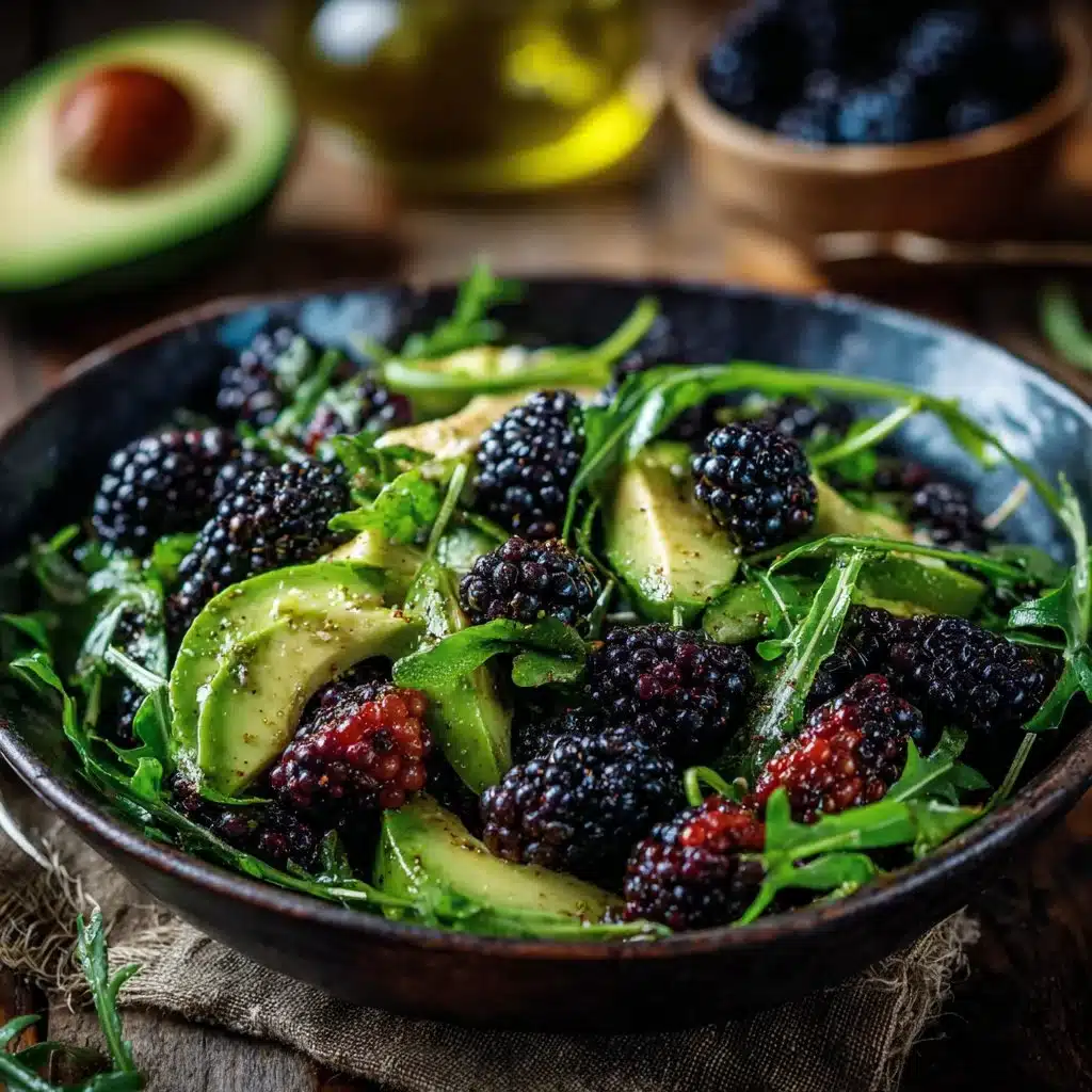 Blackberry, Avocado, and Arugula Salad