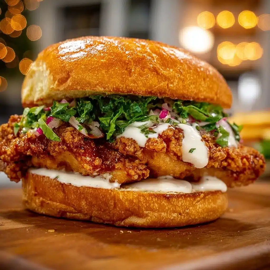 Cajun Crispy Chicken Sandwich with Garlic Aioli: Irresistibly Juicy!