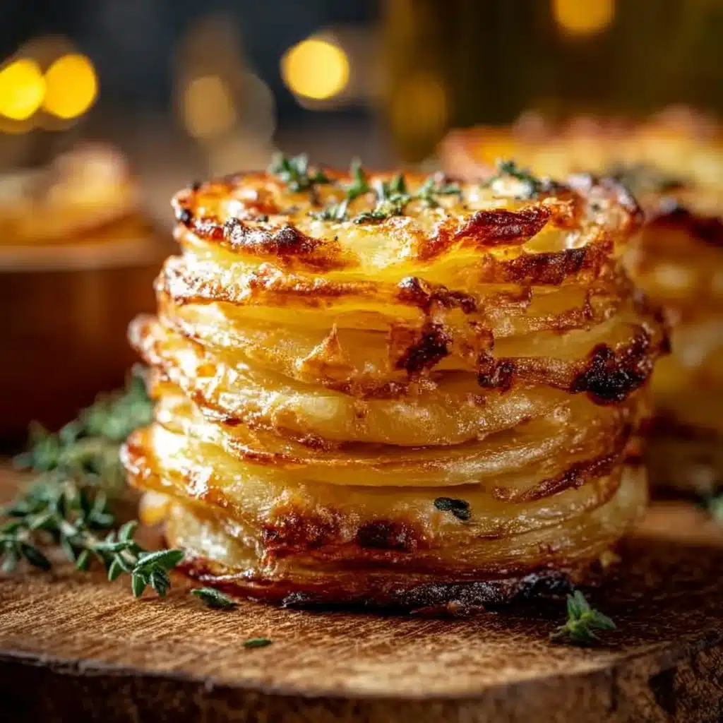 Cheesy Potato Stacks