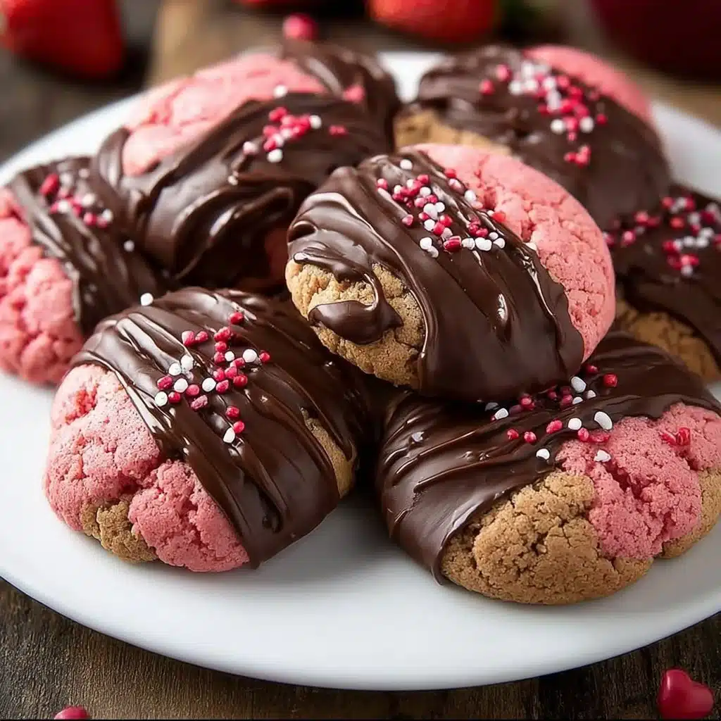 Chocolate Covered Strawberry Cookies