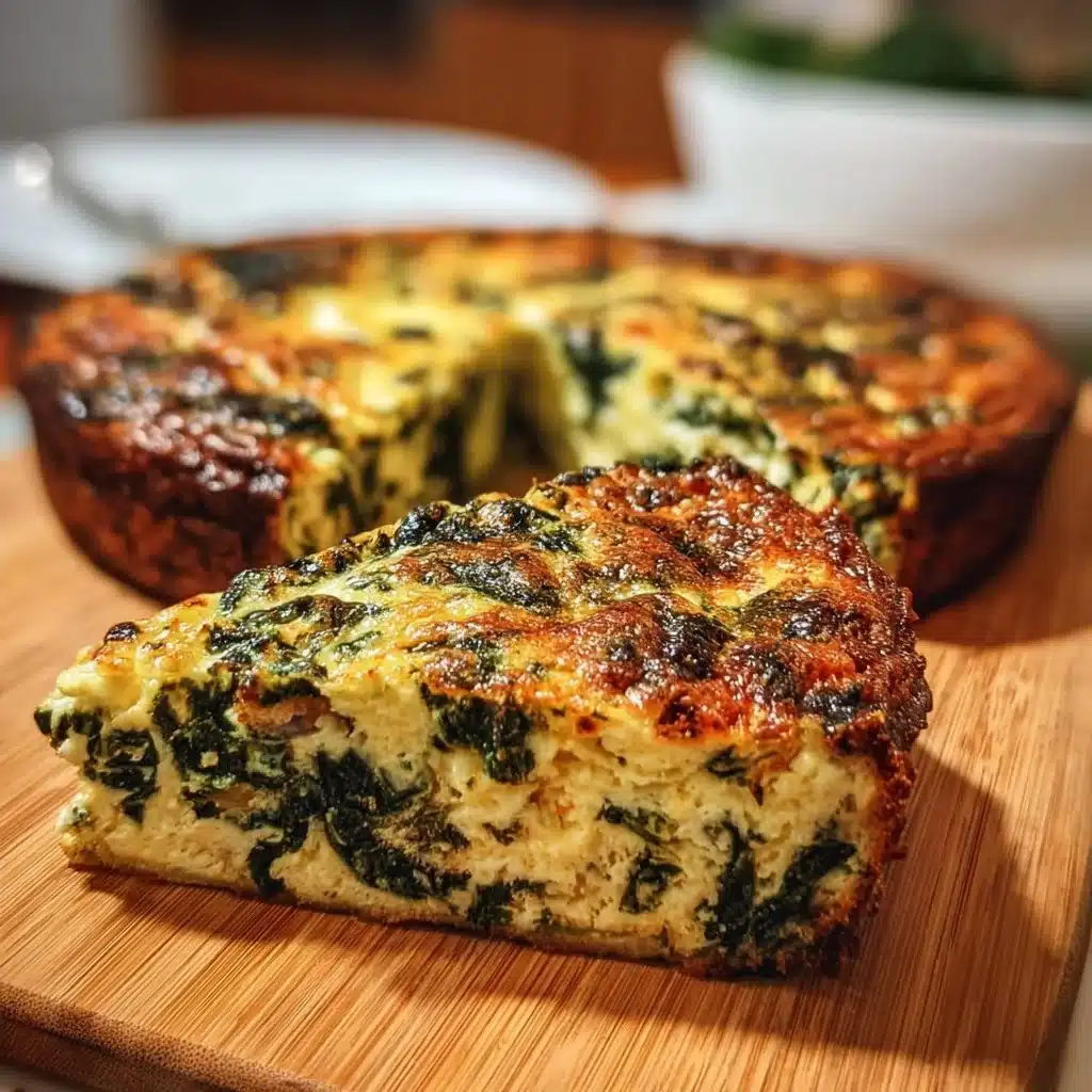 Cottage Cheese & Spinach Crustless Quiche Recipe