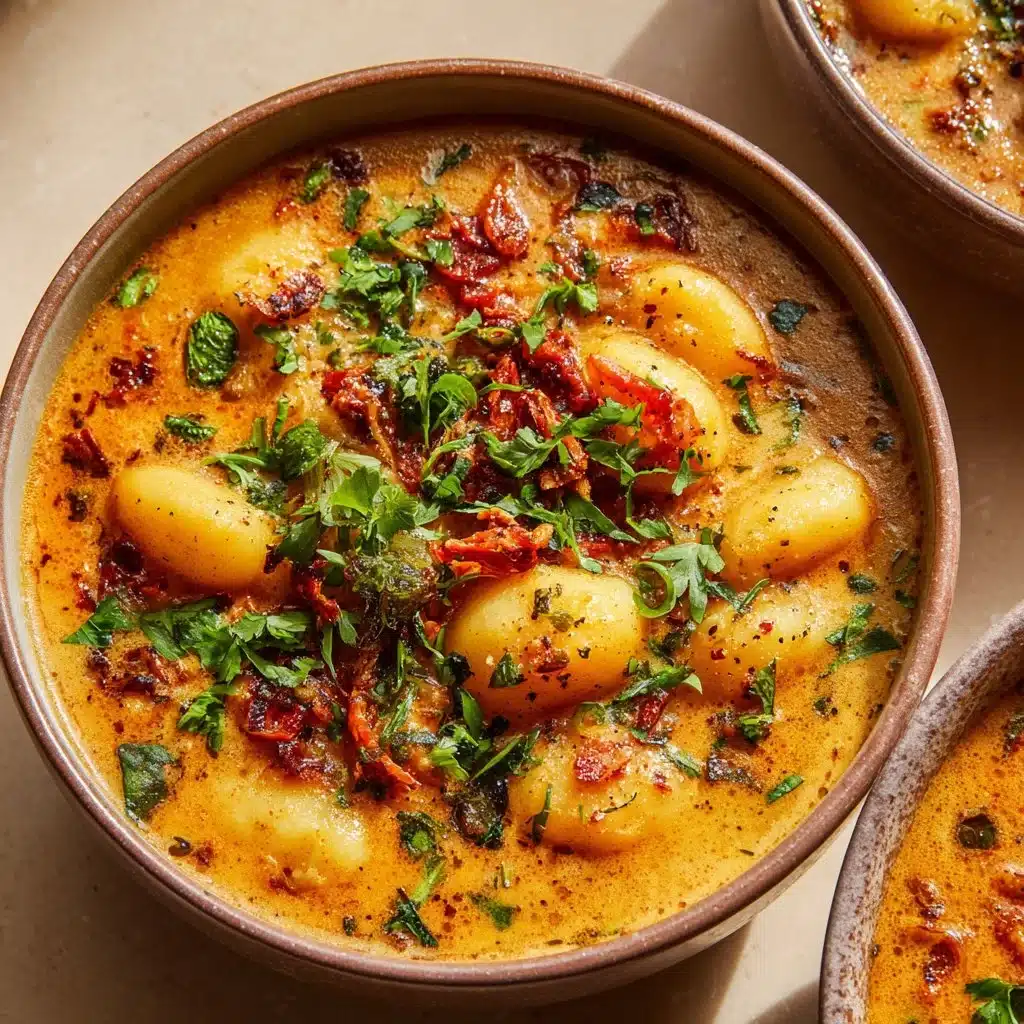 Dairy-Free Sun Dried Tomato Gnocchi Soup