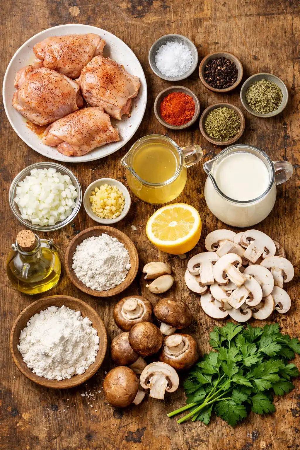 Turkish Chicken with Creamy White Sauce