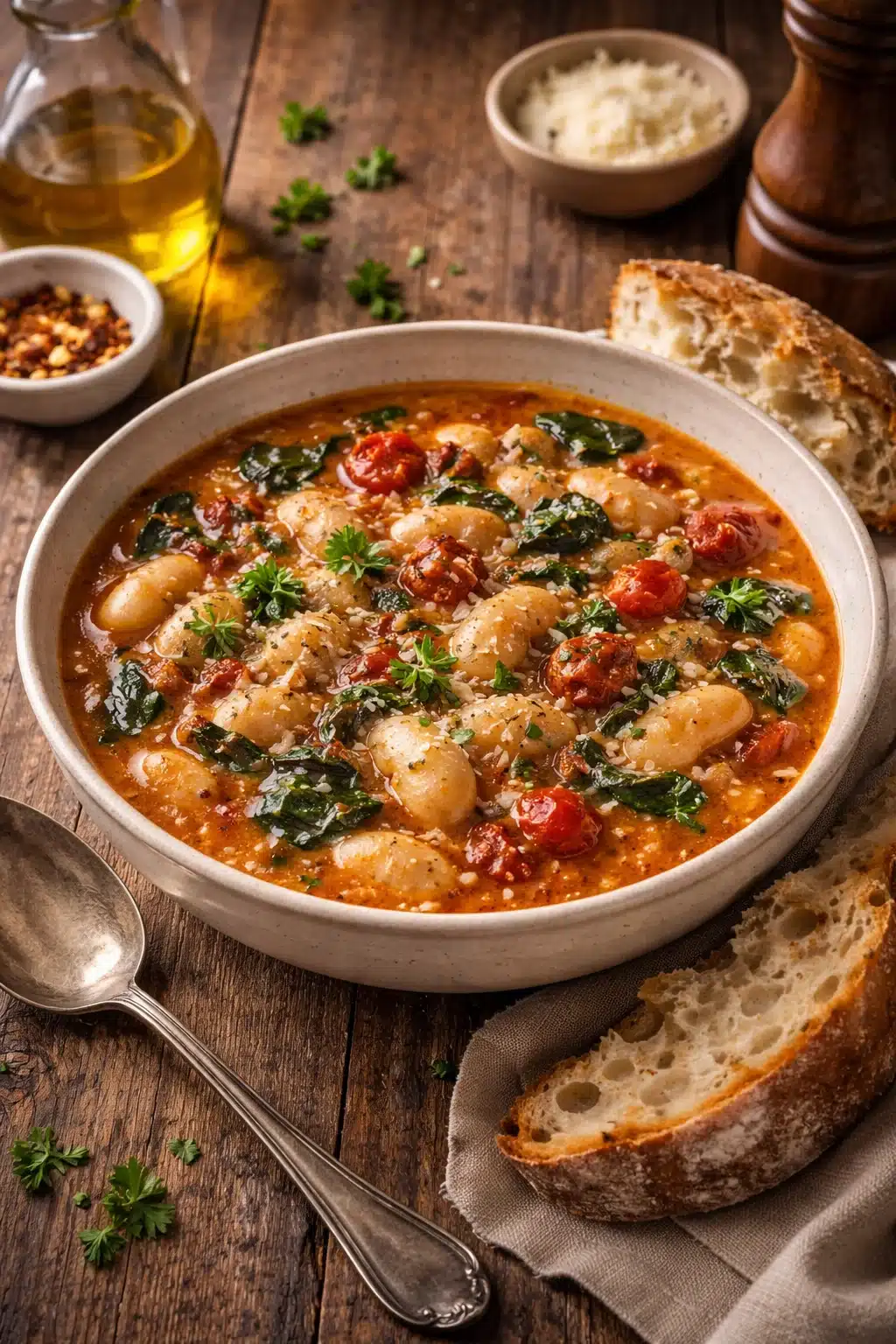 Delicious Tuscan Butter Beans in Lush Creamy Sauce