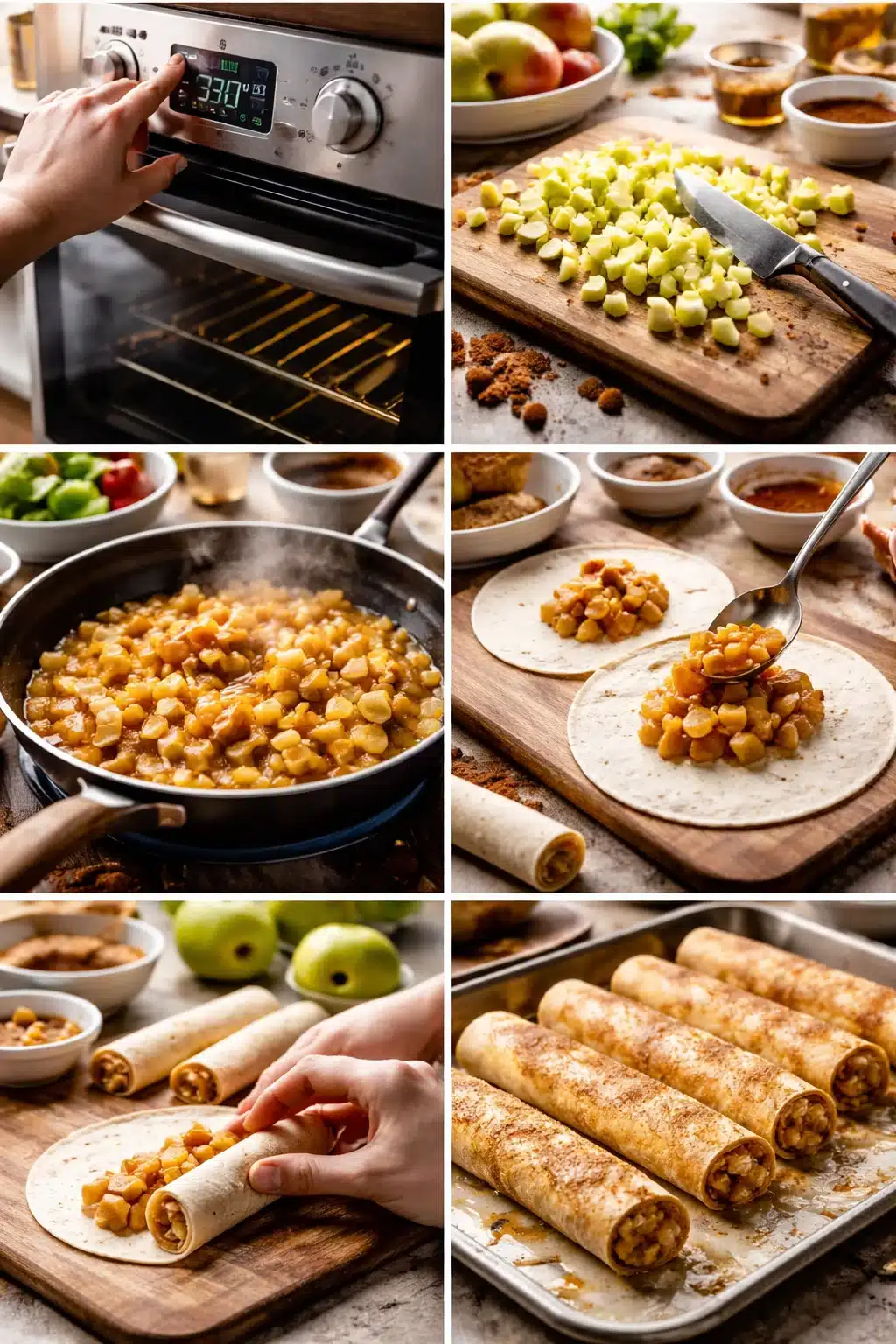 Deliciously Crispy Caramel Apple Taquitos You&rsquo;ll Love