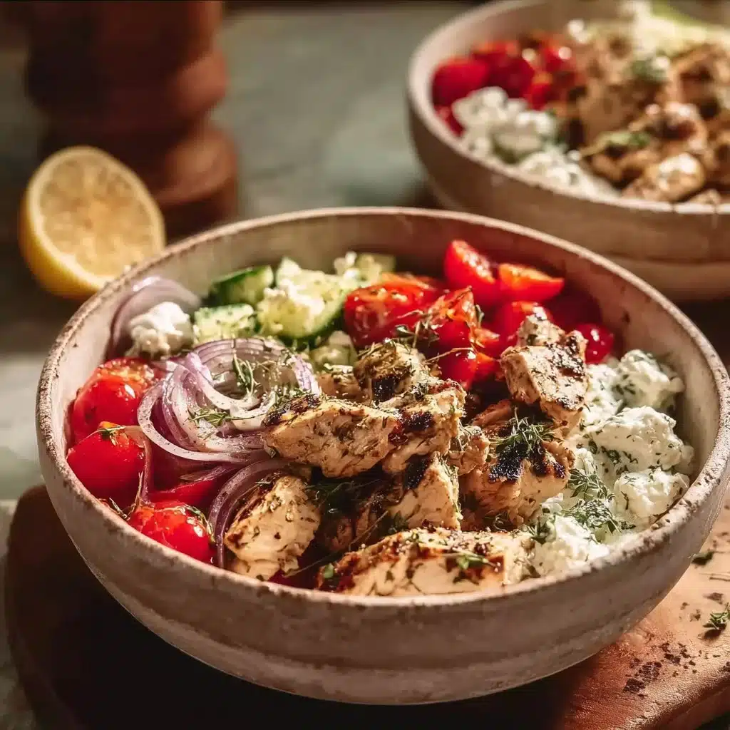 Greek Chicken Bowls