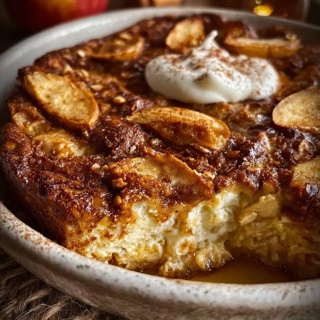 High-Protein Apple Cinnamon Cottage Cheese Bake