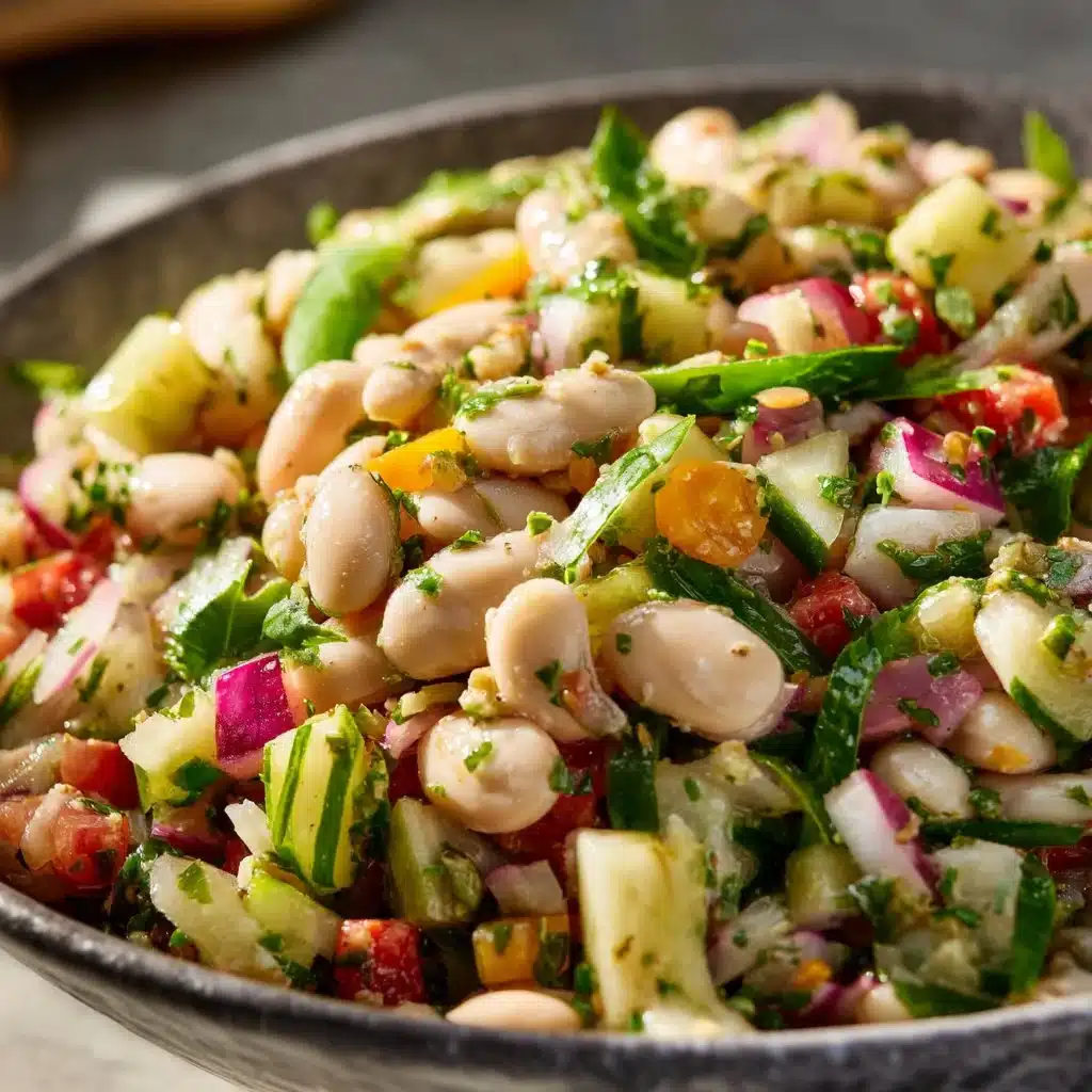 Italian Grinder Bean Salad (High-Protein & High-Fiber)
