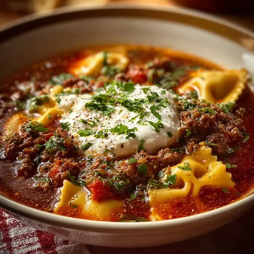 Lasagna Soup with Ricotta