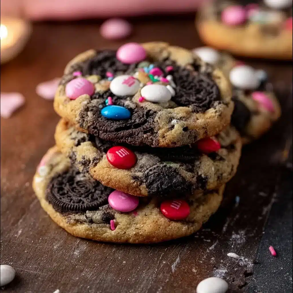 Valentine's Day Oreo M&M's Cookies