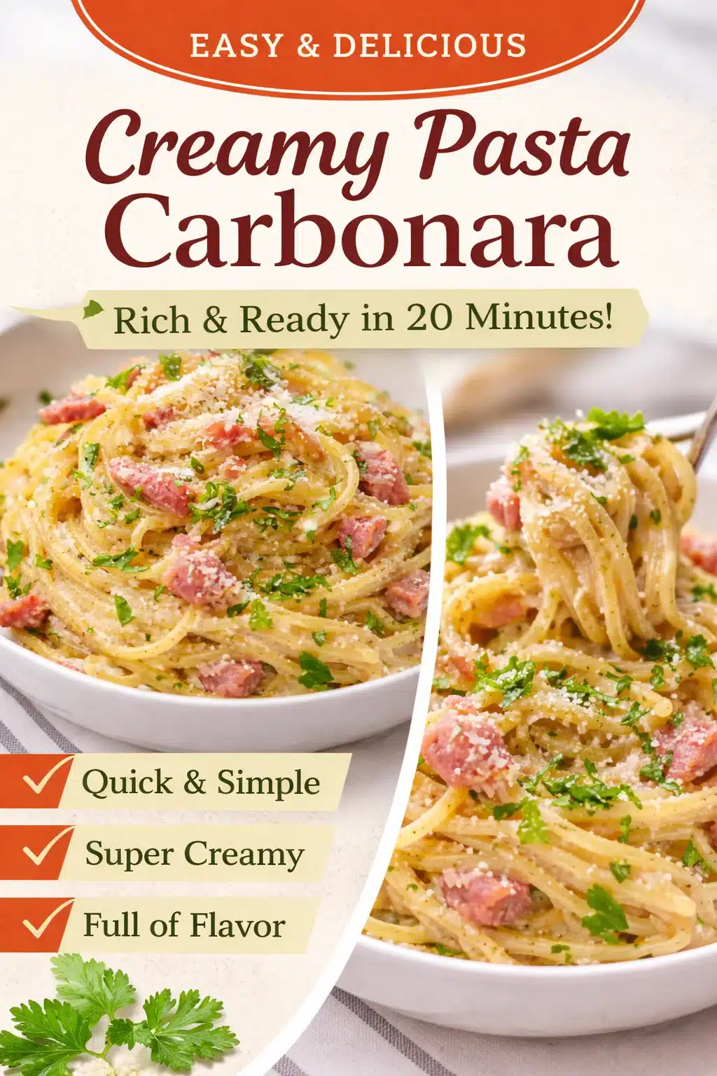 One-Pot Spaghetti Carbonara