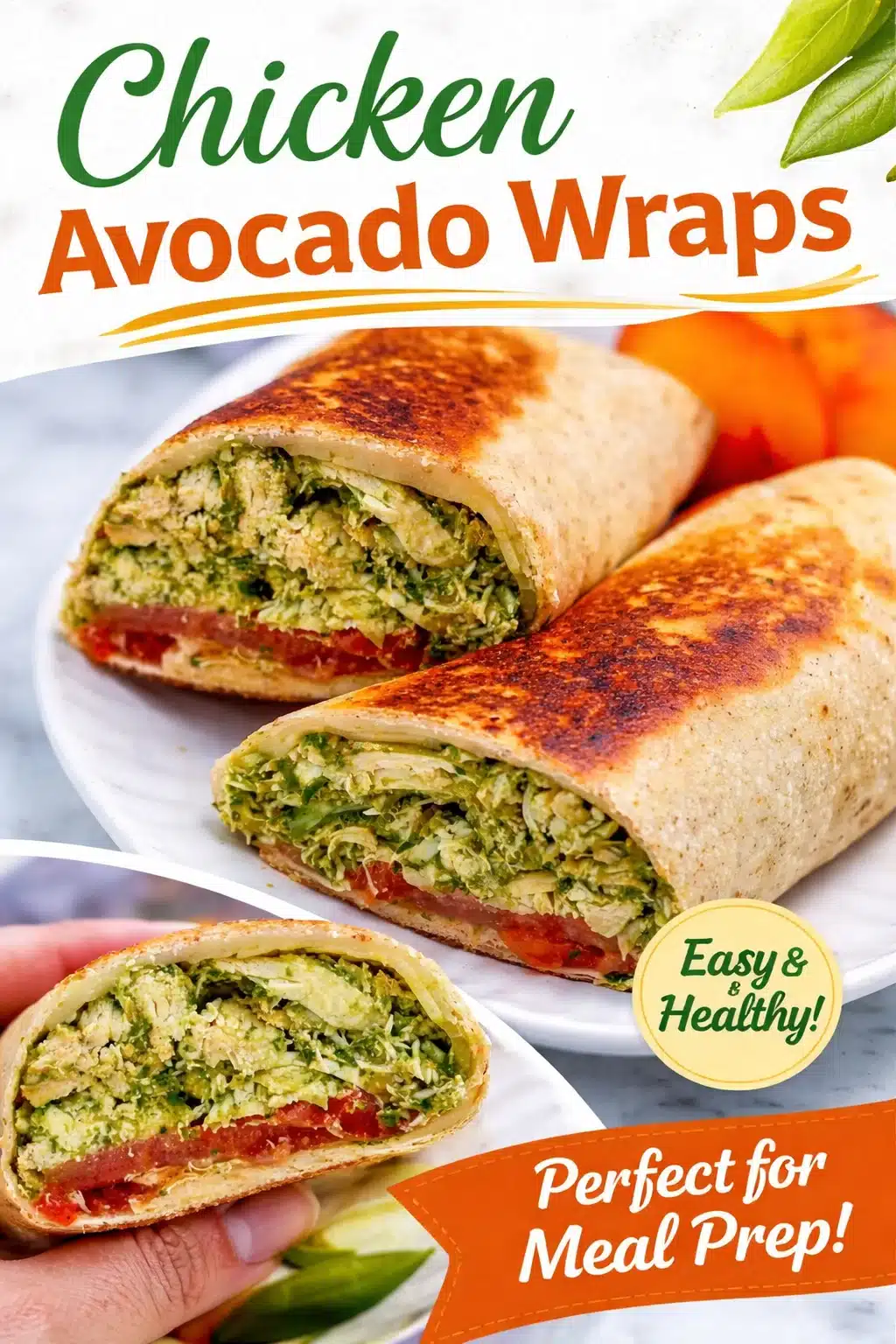 Savory Chicken Pesto Protein Wraps for a Quick Energy Boost