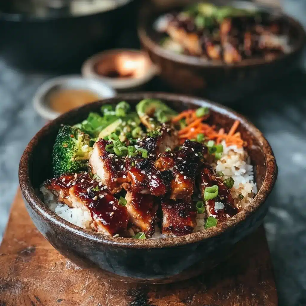 Sticky Chicken Bowls Recipe