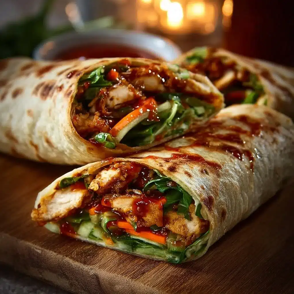 Sweet Chili Chicken Wraps