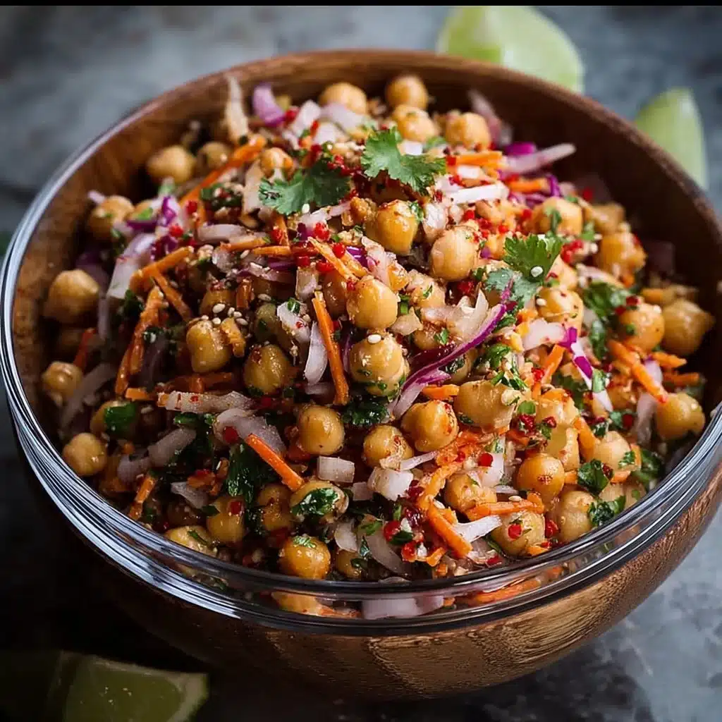 Crunchy Thai Chickpea Salad: A Quick and Delicious Delight