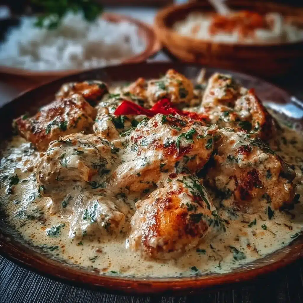 Turkish Chicken with Creamy White Sauce: A Flavor Delight!