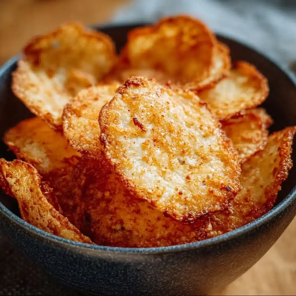 Crispy Air Fryer Cottage Cheese Chips for Guilt-Free Snacking