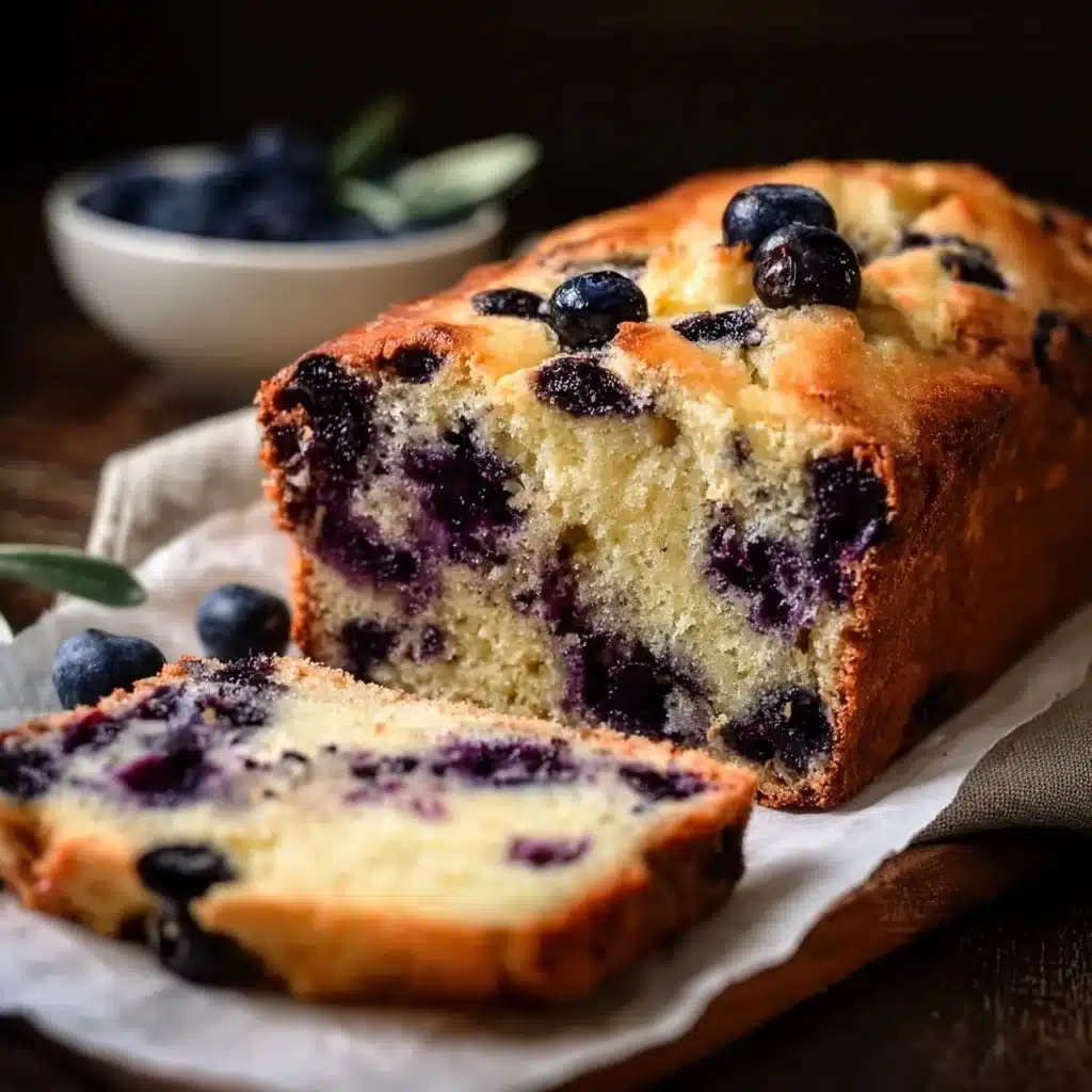 Blueberry Cream Cheese Bread