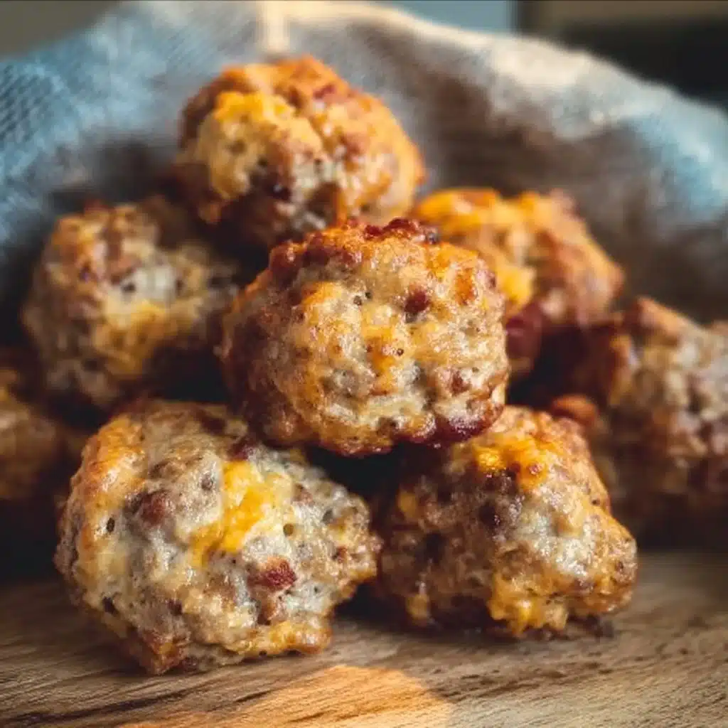 Cream Cheese Sausage Balls without Bisquick