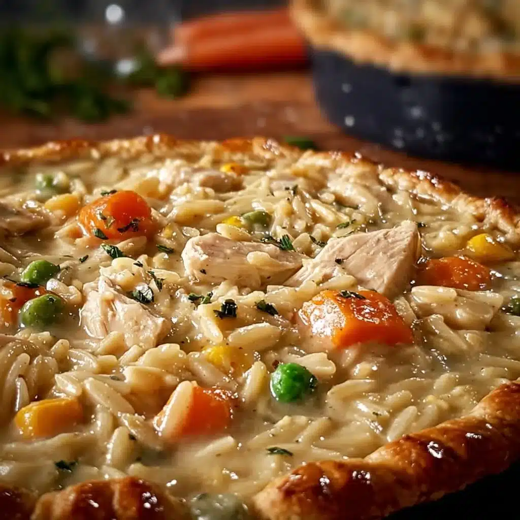 Creamy Chicken Pot Pie with Orzo
