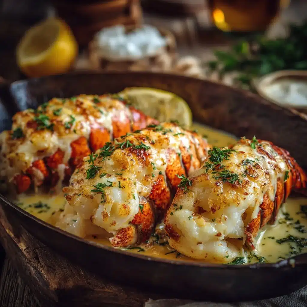 Creamy Garlic Butter Lobster Tails