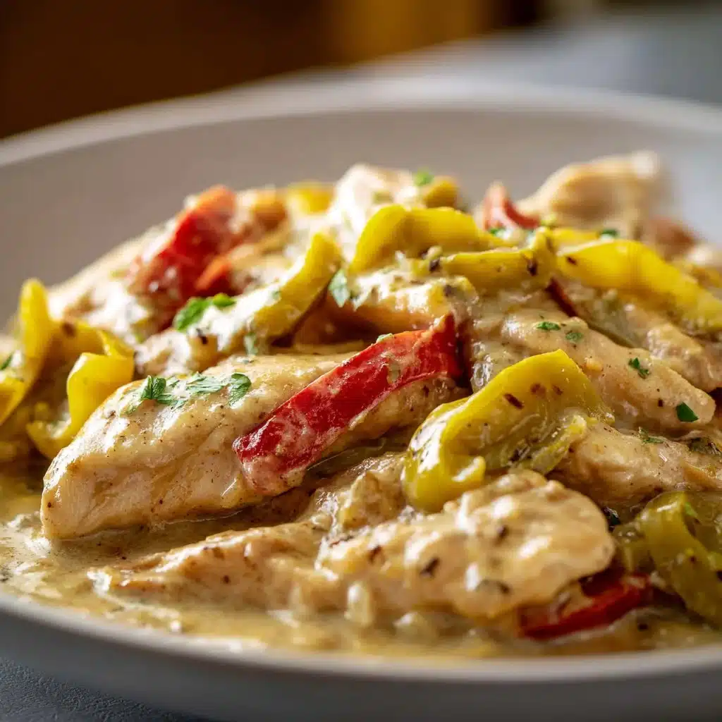 Creamy Pepperoncini Chicken Skillet – Quick & Easy!