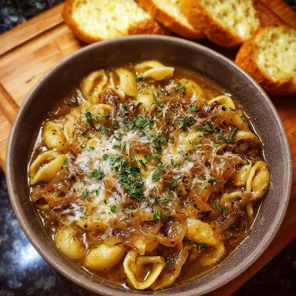 Creamy Rich French Onion Soup Pasta