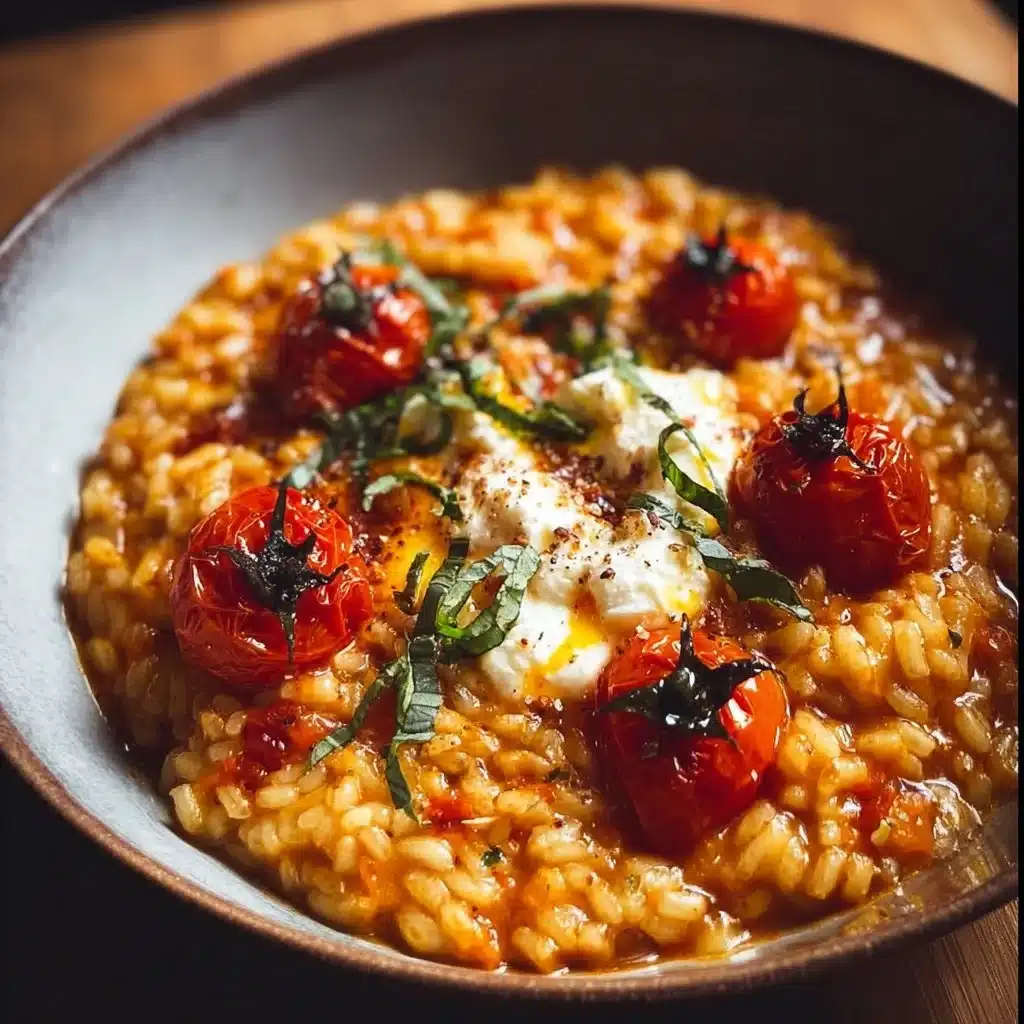 Tomato Mozzarella Risotto Recipe