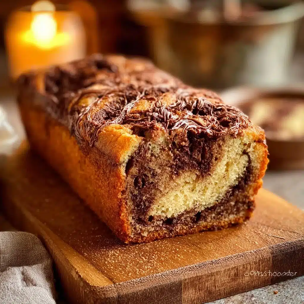 Decadent Nutella Swirl Banana Bread