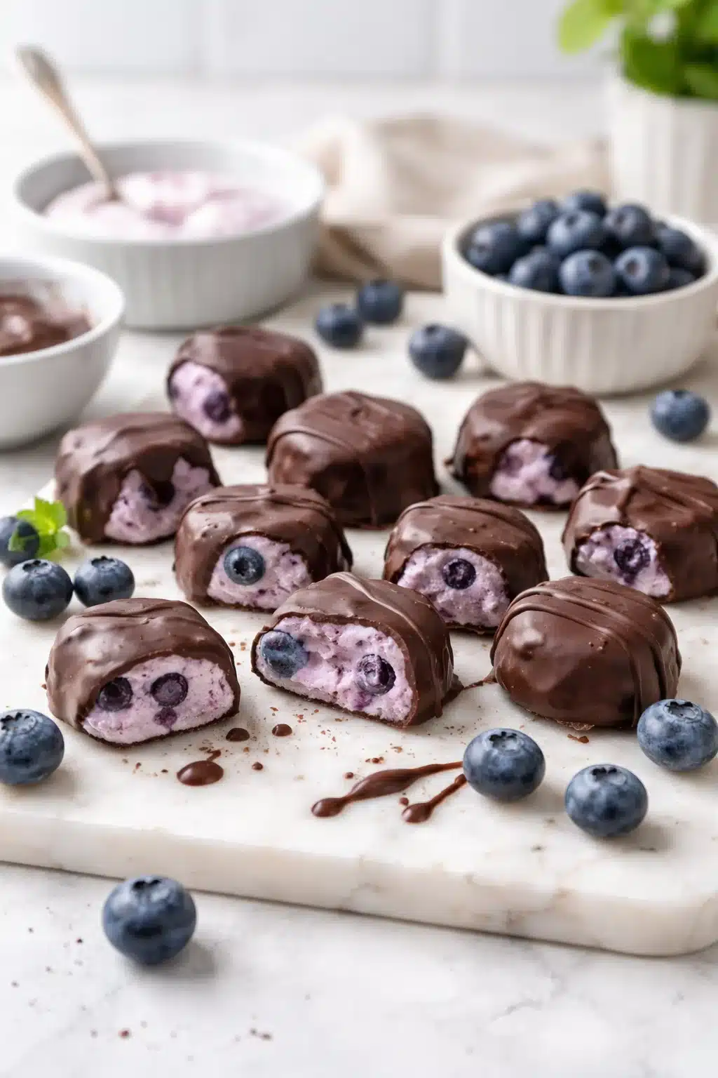 Delicious Frozen Blueberry Yogurt Clusters You Can’t Resist!