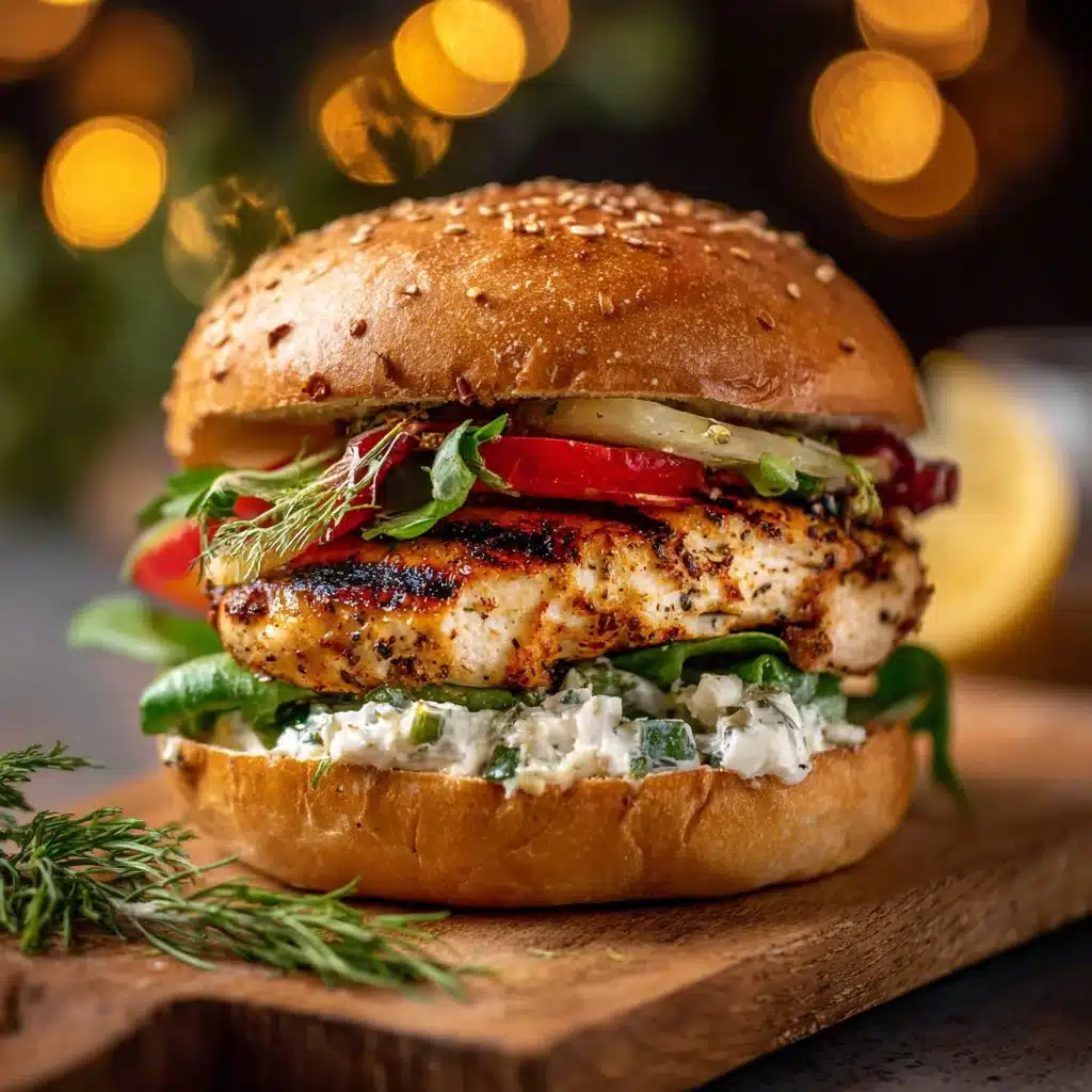 Chicken Burger - Greek Inspired