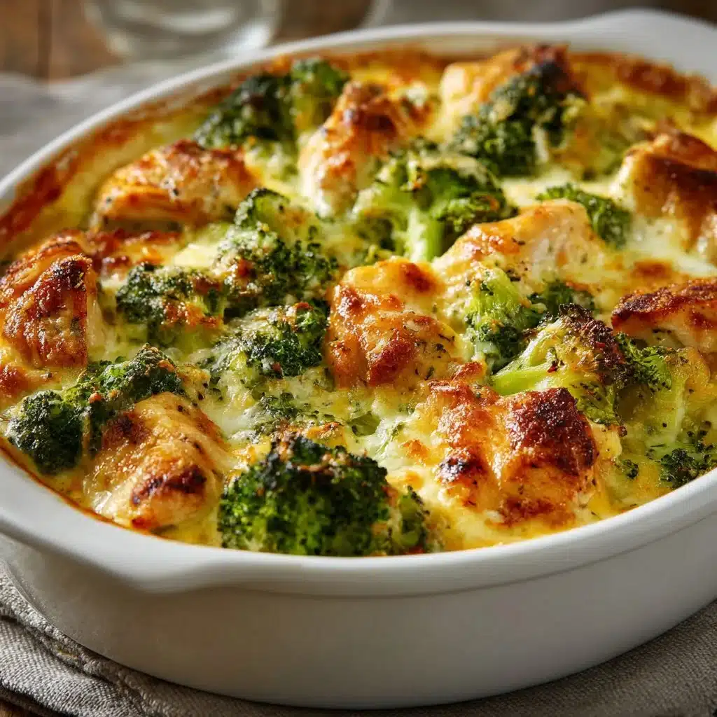 Healthier Broccoli Chicken Casserole