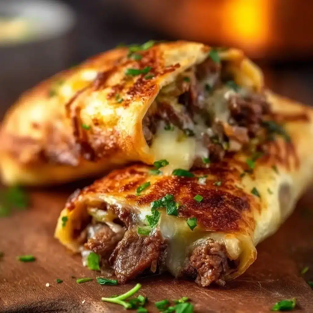 Keto Philly Cheesesteak Rolls
