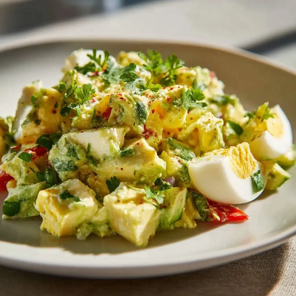 Mediterranean Avocado Egg Salad – Easy Zesty Lunch Obsession