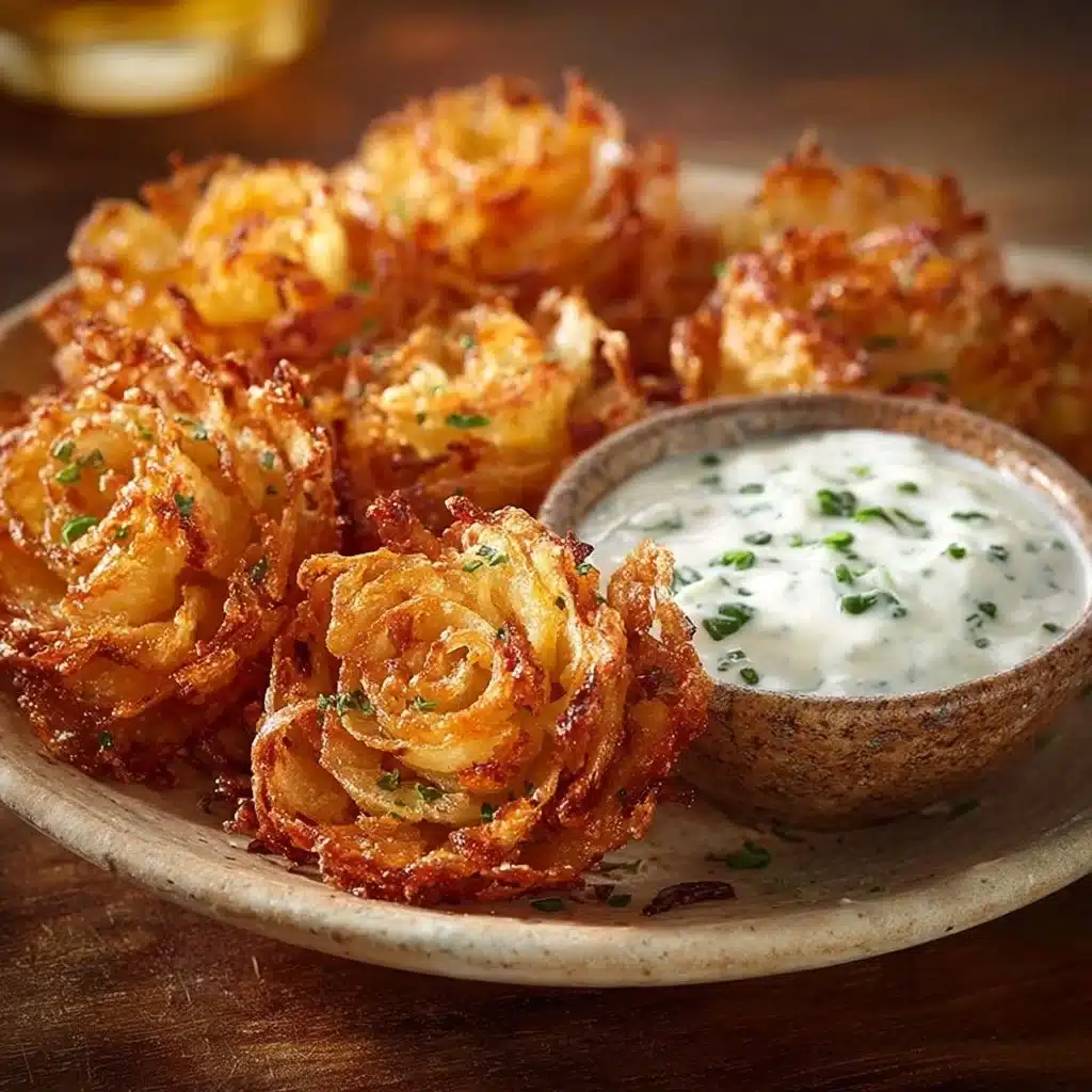 Mini Bloomin' Onions with Buttermilk Ranch Dip