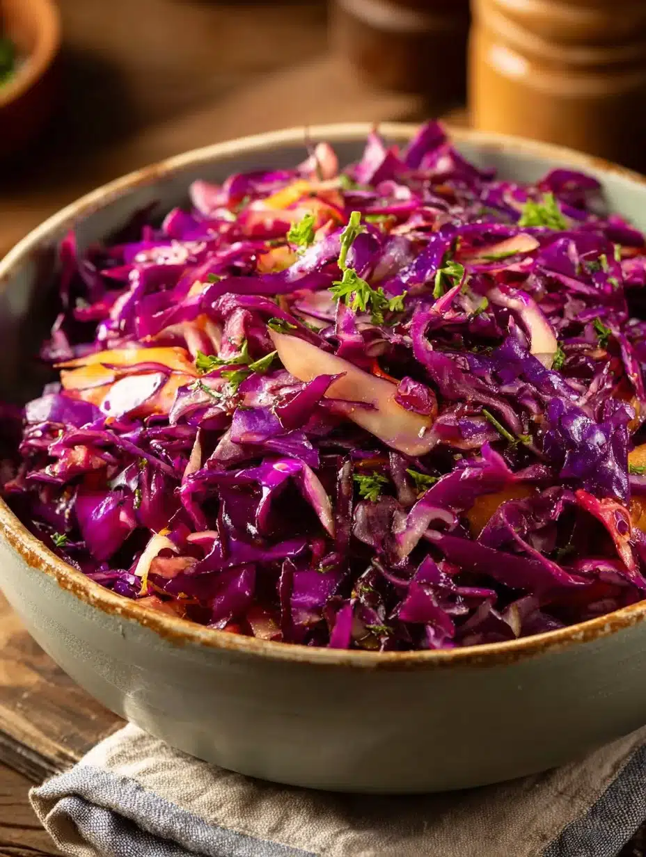 Red Cabbage Slaw