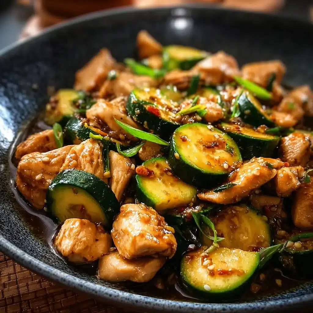 Simple Chicken Zucchini Stir Fry