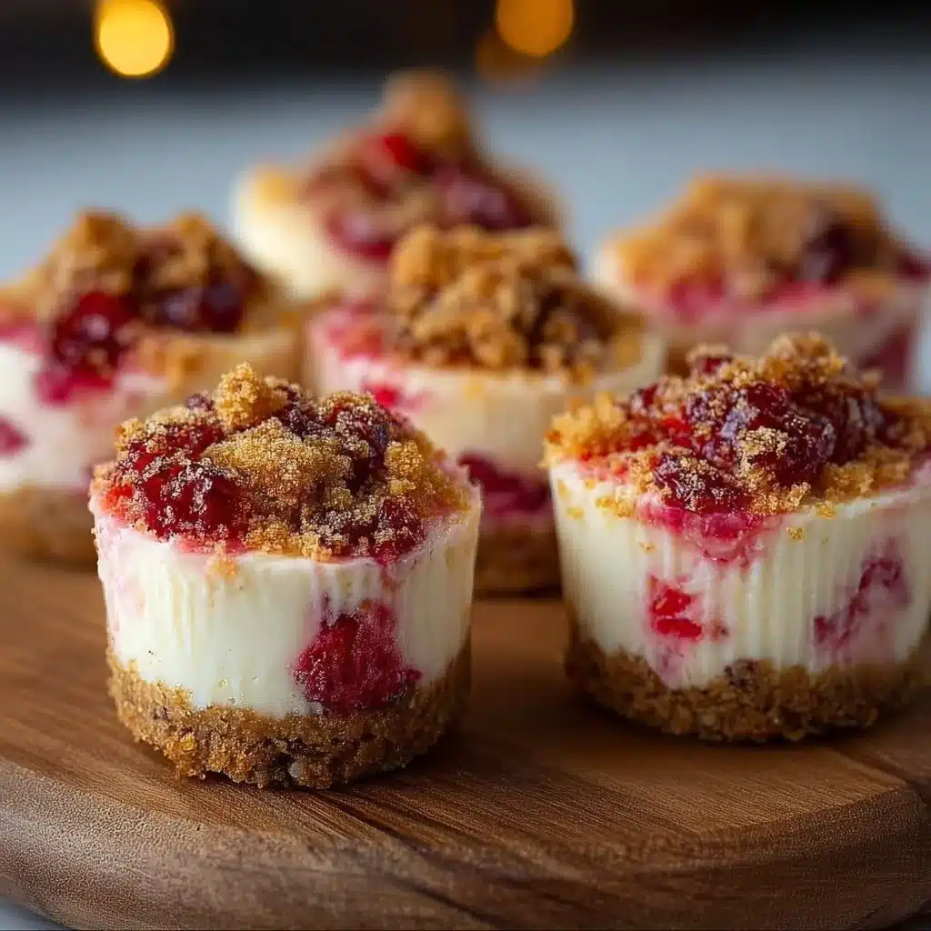 Strawberry Crunch Cheesecake Bites