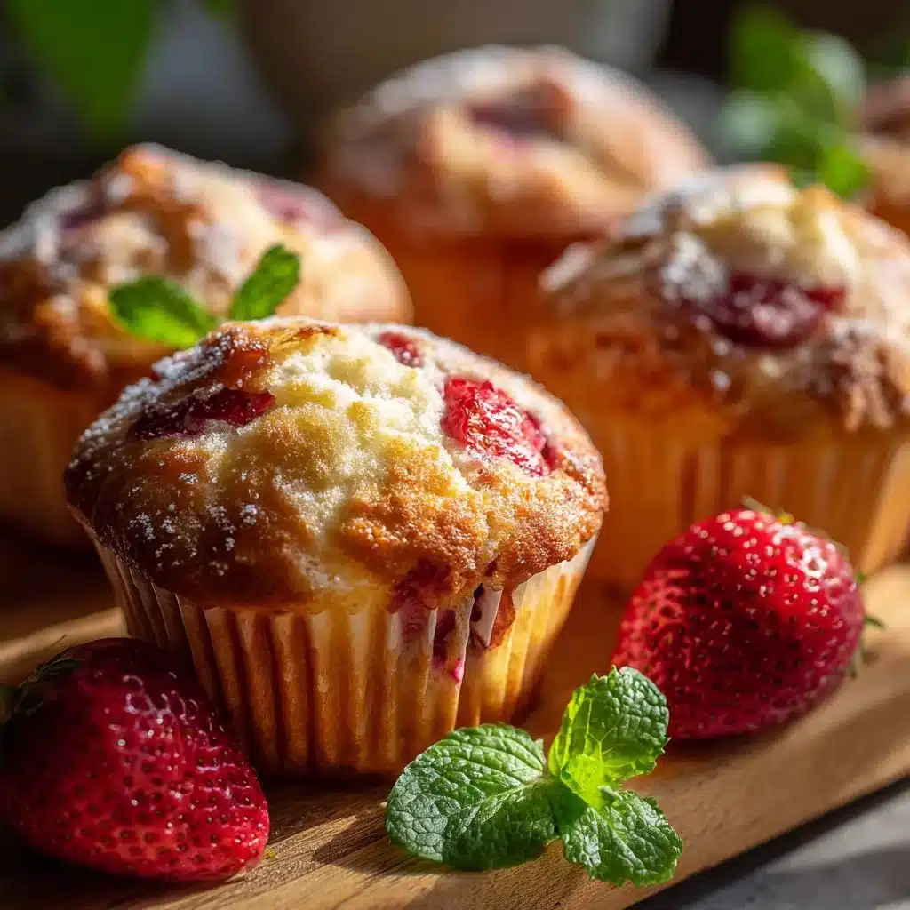 Easy & Delicious Strawberry Yogurt Muffins Recipe