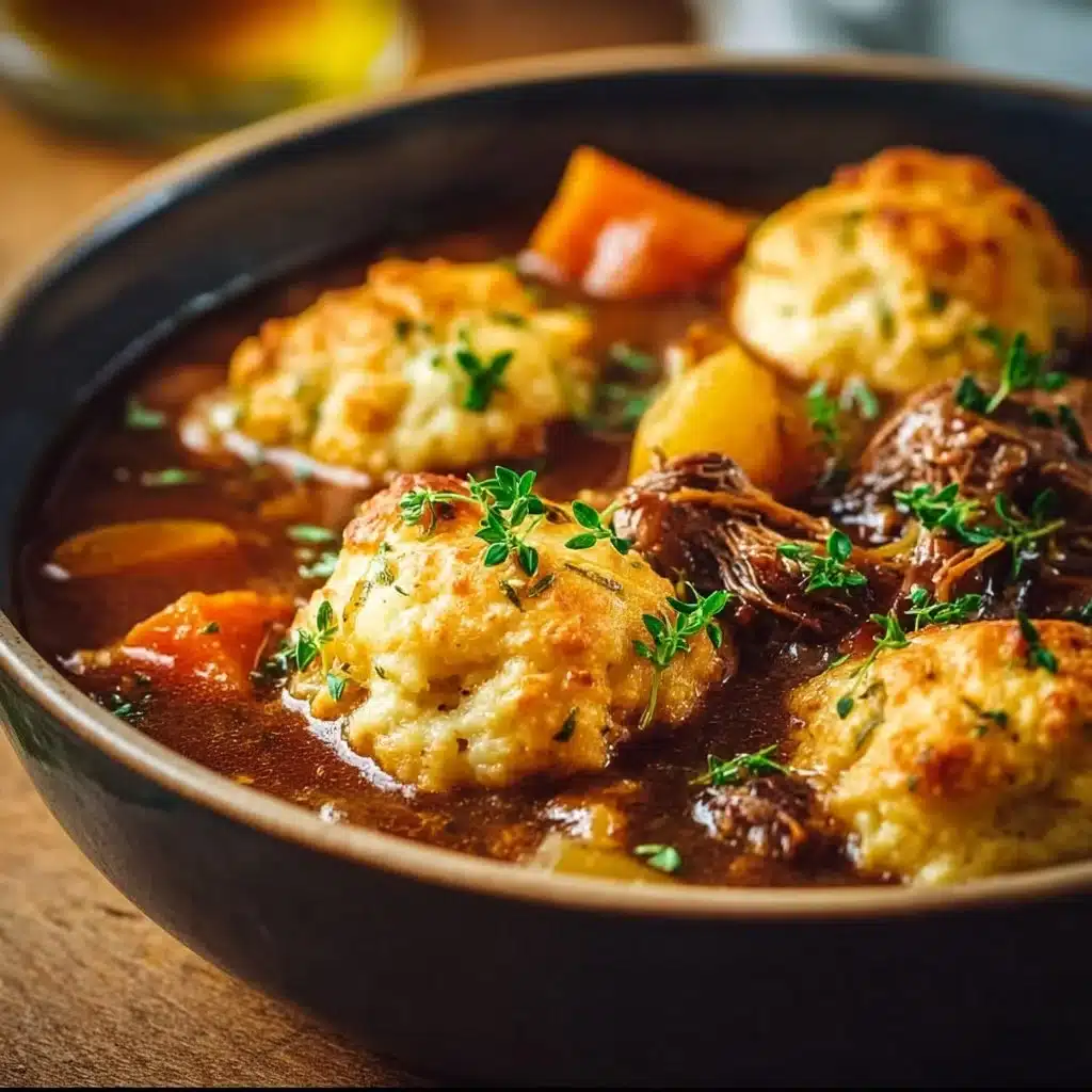Ultimate Irish Stew with Cheddar Dumplings