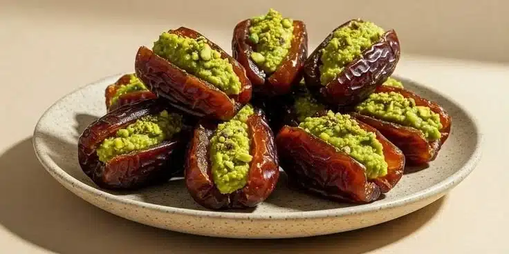 Vegan Pistachio-Stuffed Dates